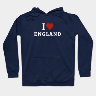 I Love England Hoodie